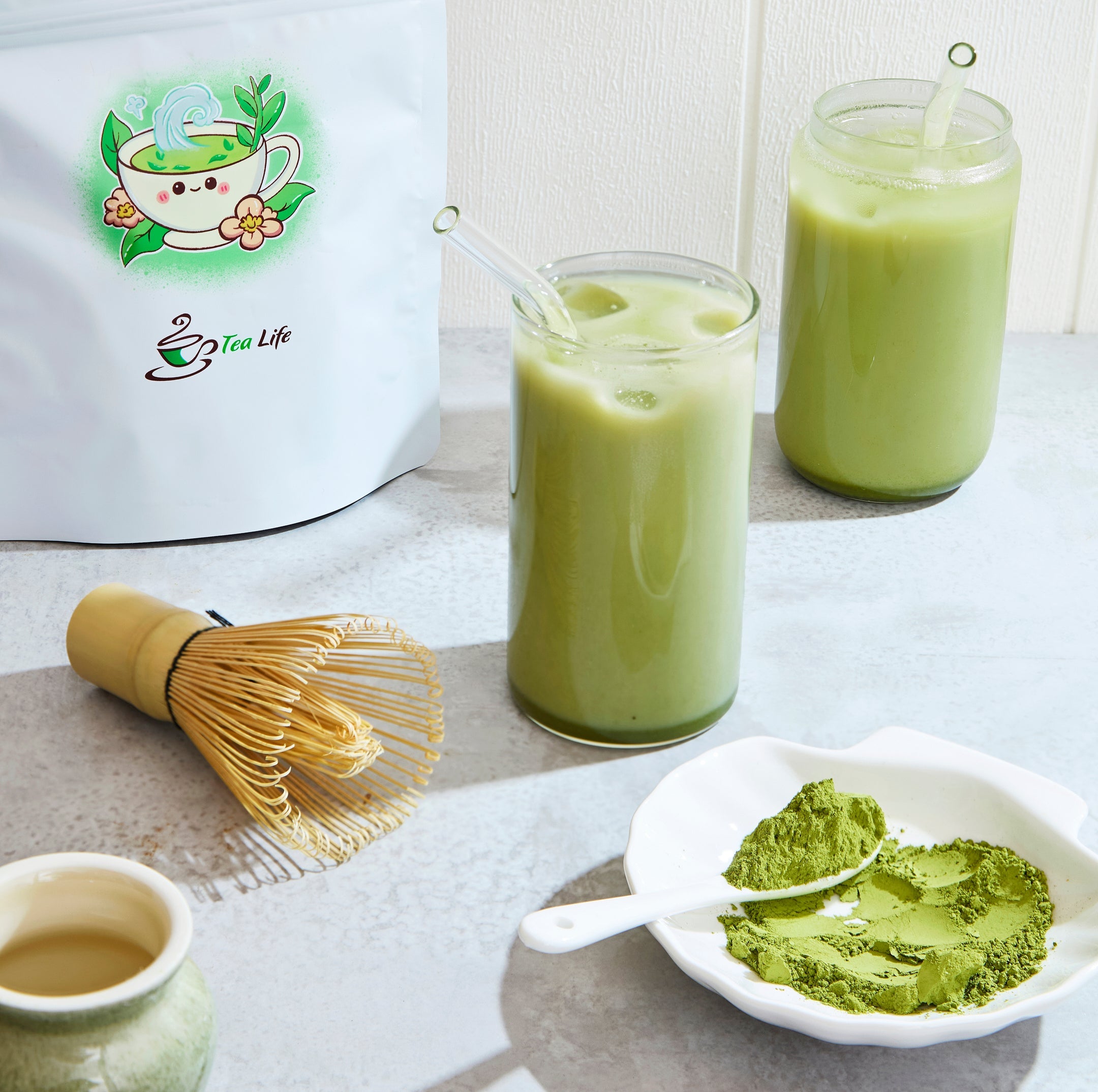 matcha tea at Tea Life