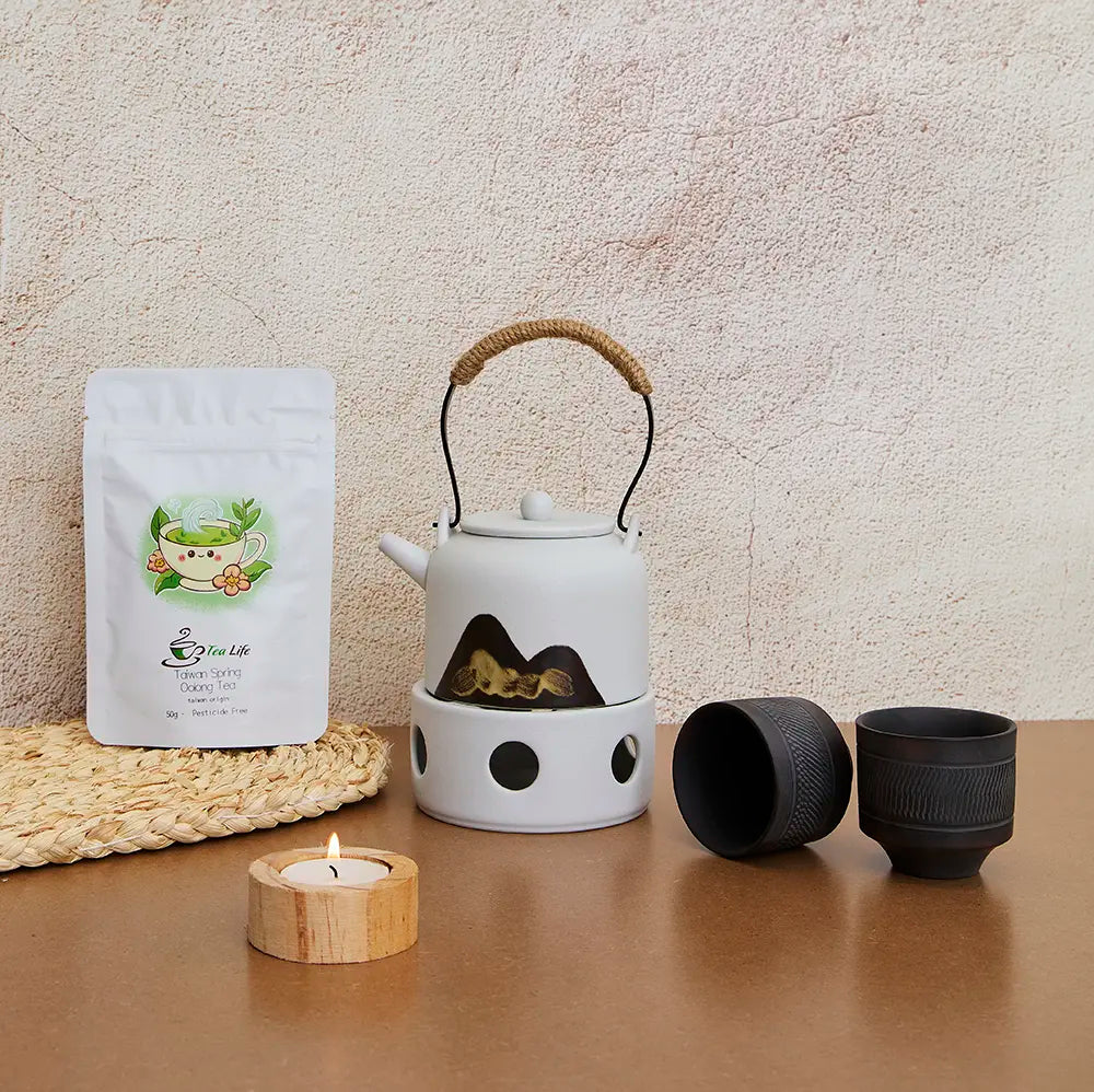 Yixing Purple Clay Tea Cups - Set of 2