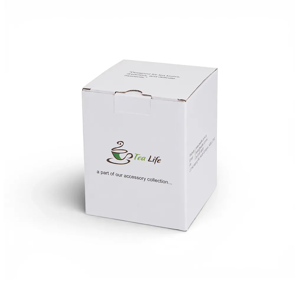 Top Hat Dual Glass Cup with Lid and Strainer