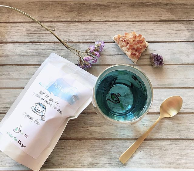 Blue Butterfly Peaflower Tea - Herbal Tea - Anti-oxidants, Anxiety and Stress, Caffeine Free, eyes, Hair Loss, Kogan - Tea Life™