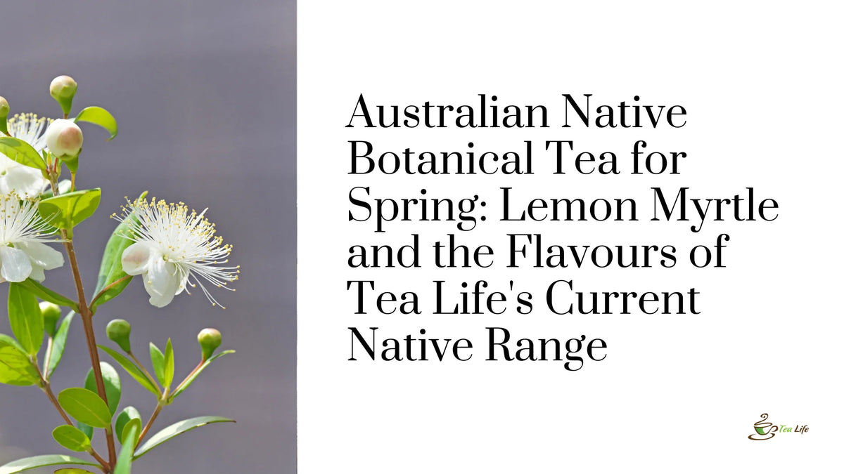 Australian Native Botanical Tea for Spring: Lemon Myrtle and the Flavours of Tea Life's Current Native Range