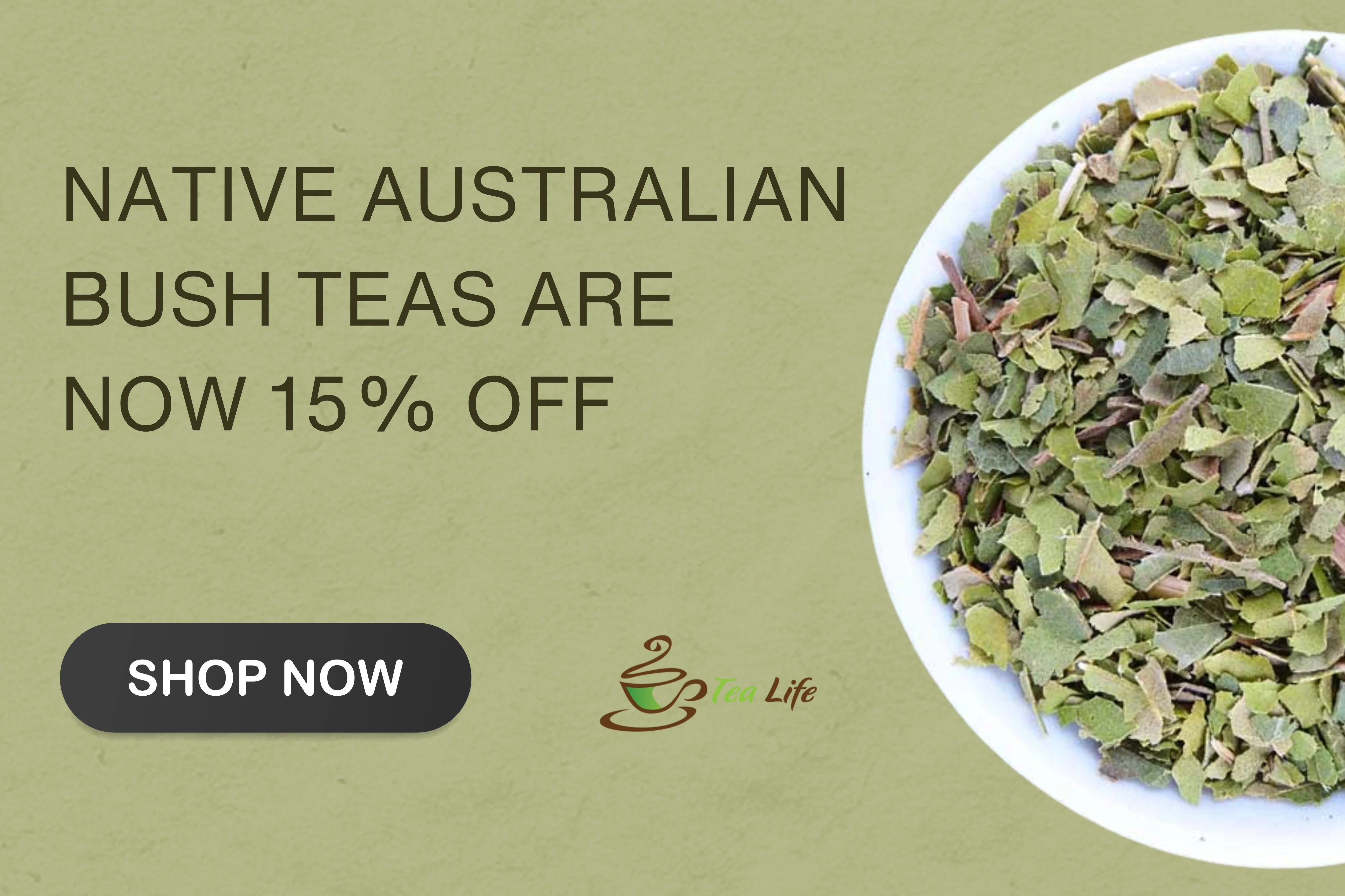 Native and Naturally Caffeine-Free Australian Bush Teas Are Now 15% Off