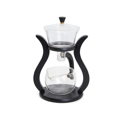 Magnetic Stand Glass Teapot