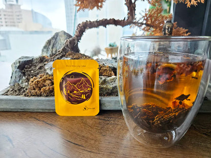 Pu-erh Ripe Lily Tea Cake