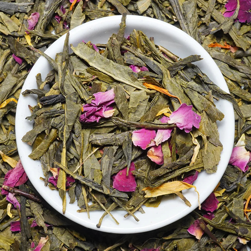 sakrua tea front on in bowl