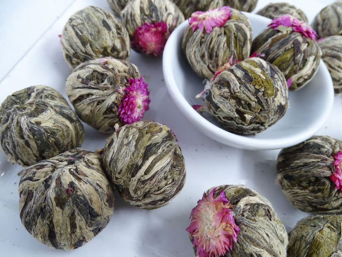 Rose Red Infused Blooming Flower Tea | Tea Life | Herbal Teas